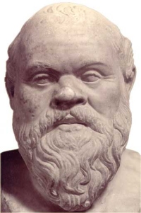 beeld van Socrates